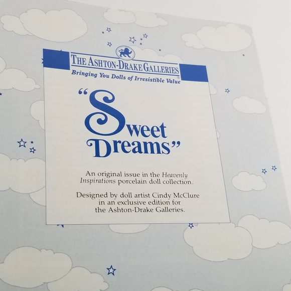 Ashton Drake Galleries Sweet Dreams Angel Doll by Artist Cindy McClure NIB - Picture 9 of 10